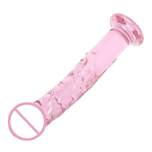 Ikoky-Gode En Verre De Cristal Pour Hommes Et Femmes, Faux Pénis Rose, Jouets Sexuels Pour Adultes, Masturbation Du Jaune D'oeuf, Produits Pour Adultes Genci