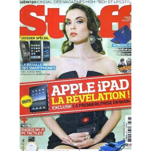 Stuff - N°95 - Mars 2010 / Dossier Spécial : La Bataille Des Smartphones / Netbooks Ion, Vidéo Hd Et Jeux 3d Au Menu / Apple Ipad La Révélation / Testés : Radios Wi-Fi, Pc Tactiles...