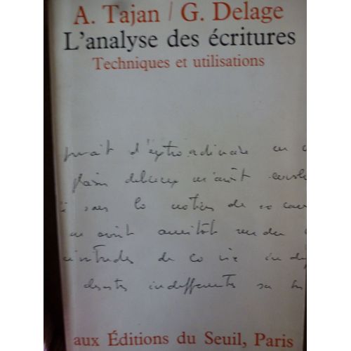 L'analyse Des Écritures