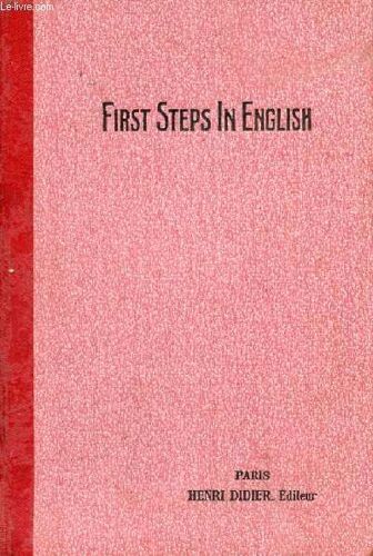 First Steps In English, Annee Preparatoire D'anglais