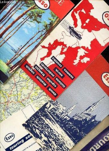 Une Carte Depliante De France En Couleur + 2 Depliants.