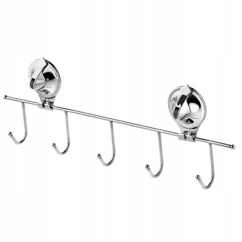 KADAX Porte-serviettes de salle de bain avec ventouses, acier