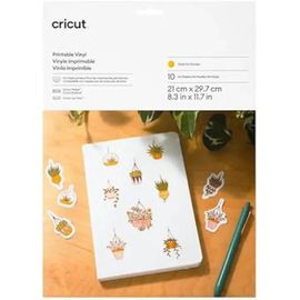 Vinyle Imprimable - Non Spécifié - A4 - 10 Feuilles - Compatible Cricut - Couleur Or