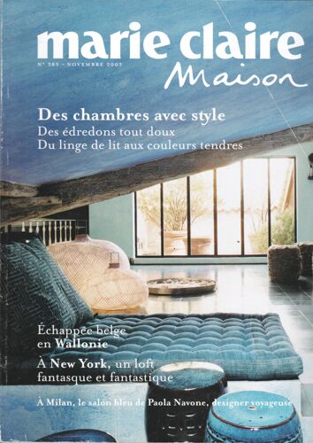 Marie Claire Maison N° 385 Novembre 2003