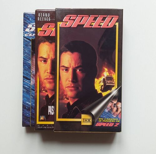 Coffret Cassettes Vidéos Speed + Making-Of Speed 2 Cap Sur Le Danger