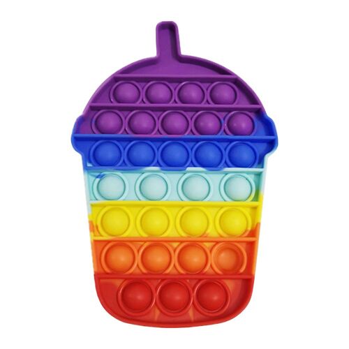 Jouet Anti-Stress En Silicone Pour Enfant Et Adulte, Anti-Stress, Anti-Stress, Anti-Stress, Arc-En-Ciel