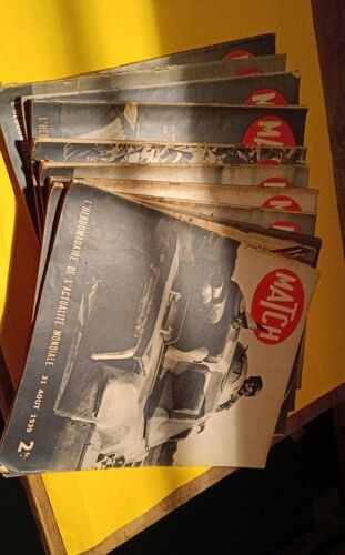 Lot De 12 Revues - Match - L Hebdomadaire De L Actualité Mondiale - 1939.