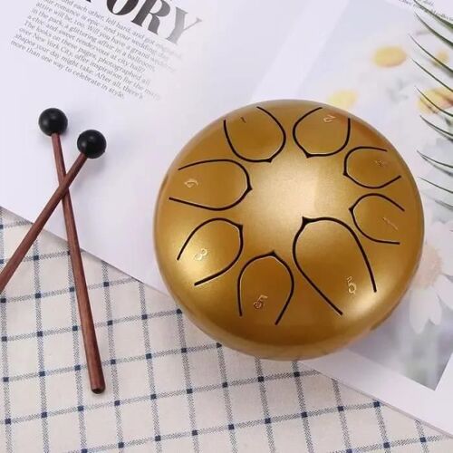 Steel-Drum - Tambour D\Acier - Pan - Steelpan 6\\ Tongue Drum Acier Tambour Langue Handpan G Mineur 8 Notes With Sac - D\Orf