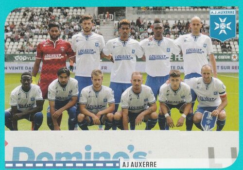 N°856 - Auxerre - Equipe - Stickers Image Panini Foot 2016 / 2017
