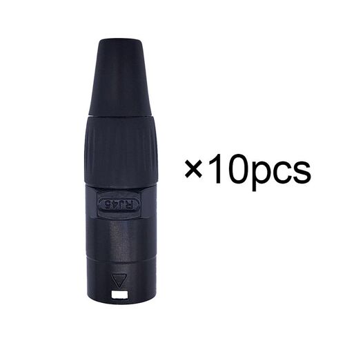 Connecteur Ethernet Étanche 8p8c Rj45, 10 Pièces, Panneau De Prise Ip65 D