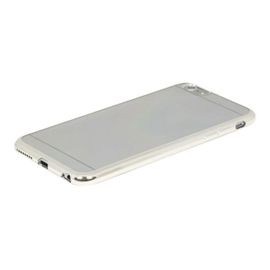 Akashi Ultra Slim - Coque De Protection Pour Téléphone Portable - Silicone - Argent, Transparent