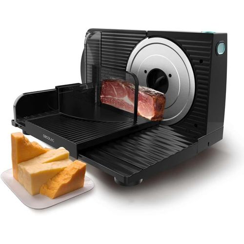 SUBZONAL-Rock'nCut Shuriken. 150 W, Disque amovible de 17 CM de diamètre, Différents aliments, Réglage progressif 0 à 15 mm, QuickOut, Pliable, Corps en plastique, Acier inoxydable