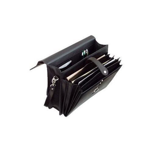 Alassio Forte - Mallette Pour Documents - Imitation Cuir - Noir