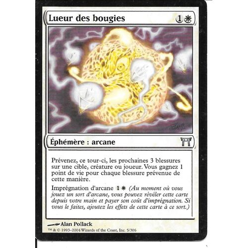 Carte Magic The Gathering / Lueur Des Bougies