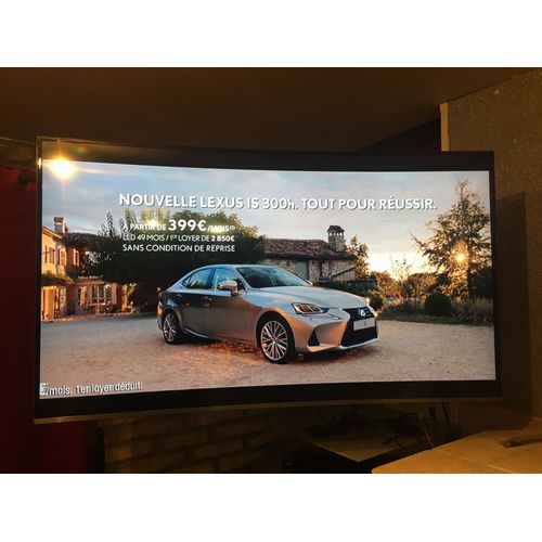 Samsung ue55ku66404k - 55 pouces - TV incurvée 138cm hdmi x3 usb x2 enregistrement sur disque dur externe