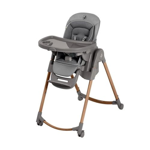 Chaise Haute Réglable Et Évolutive Minla Plus Elegance Graphite - Gris