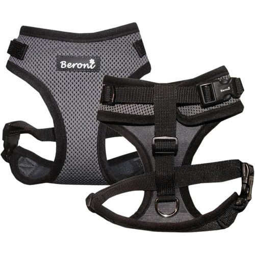 Subzonal-Harnais Pour Chat Easy Walking - 2.0 - Anti-Éclatement - Réglable - Pas Au-Dessus De La Tête - Bengal - Maine Coon - Petits Et Grands Chats (Gris, Taille M)