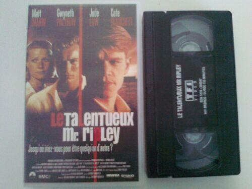 Cassette Vidéo Vhs - Le Talentueux Mr Ripley - Matt Damon