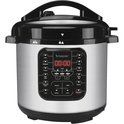SUBZONAL-P101COS001 Pressure Cooker et Multicuiseur à Pression, Cuit Vapeur de 6 Litres - Autocuiseur Èlectrique avec 15 Programmes de Cuisson