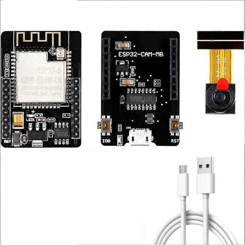 ESP32-CAM-MB Module WiFi ESP32 Série vers WiFi ESP32 CAM Carte de développement 5V Bluetooth avec OV2640