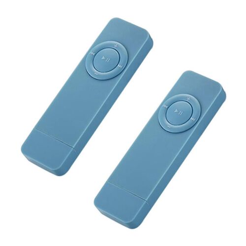 2x portable USB sport u disque mini lecteur de musique mp3 prise en charge 32GB TF CardBlue