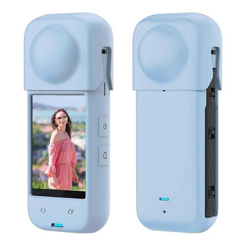 Housse de protection en silicone Protecteur d'appareil photo anti-rayures pour accessoires de caméra d'action insta 360 x4
