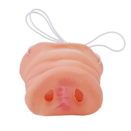 Faux Nez De Cochon D'Halloween En Latex, Déguisement Fantaisie, Accessoire Amusant Pour Déguisement De Fête