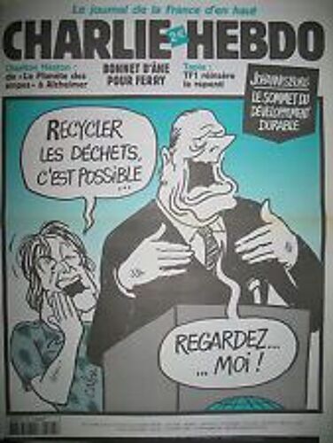 Charlie Hebdo 533 : Recycler Les Déchets, C'est Possible... Regardez... Moi !