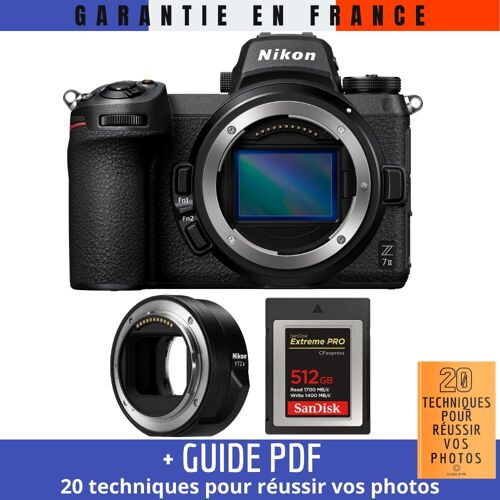 Nikon Z7 II + Nikon FTZ II + 1 SanDisk 512GB Extreme PRO CFexpress Type B + Guide PDF ""20 TECHNIQUES POUR RÉUSSIR VOS PHOTOS""