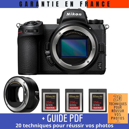 Nikon Z7 II + Nikon FTZ II + 3 SanDisk 256GB Extreme PRO CFexpress Type B + Guide PDF ""20 TECHNIQUES POUR RÉUSSIR VOS PHOTOS""
