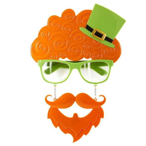 Lunettes Avec Barbe Et Cheveux Saint Patrick Taille Unique