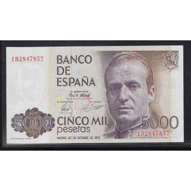Billet De 5000 Pesetas 1979
