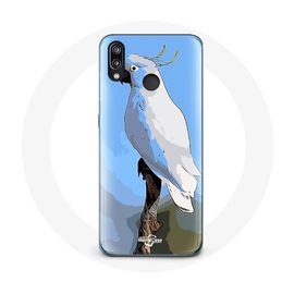 Coque Pour Huawei P20 Lite Cacatoès Perroquets Blanc Oiseaux