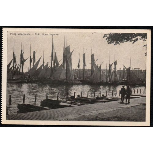 Carte Postale Ancienne, Finlande, Helsinki, Pohj. Satamasta - Fran Norra Hammen ( Port )