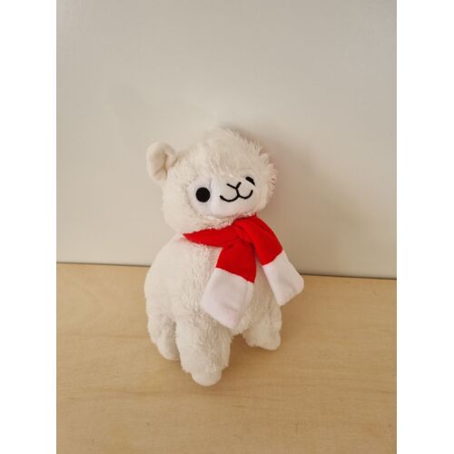 Doudou Peluche Agneau Noel Courte Paille