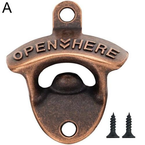 Ouvre-Bouteille Mural Vintage Rétro En Alliage Suspendu, Cuisine, Outils Ouverts, Accessoires Gadgets Bière Quatre Barres Couleurs Disponibles V1g3