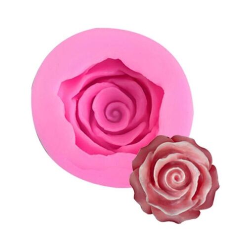 Moule À Gâteau 3d En Forme De Rose, Cupcake Fleur Fleur Fondant En Silicone Savon Gelée Bonbons Chocolat Décoration Outil De Cuisson Moules