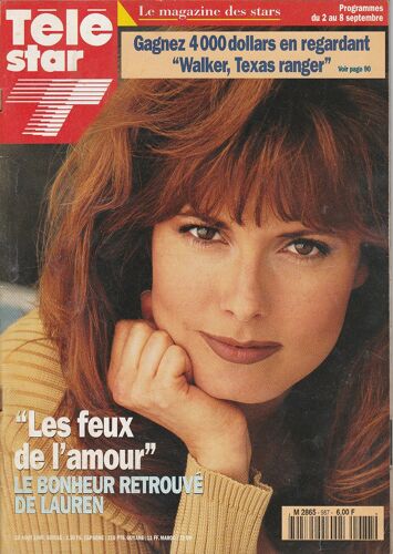 Télé Star N°987 - Tracey Bregman - Grace Kelly - B. Carrera - Niel Arestrup - Manuel Blanc - Carolin