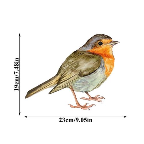 Autocollants Muraux Animaux Mignons, Lapins, Renard, Oiseau, Décoration De Chambre D'Enfants, Papier Peint Amovible Pour Salon Et Chambre À Coucher