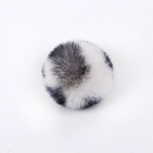Pompons boule de fourrure de vison 50mm, pour anneau porte-clés chaussures chapeaux sacs pelucheux Pom bricolage ornements à la main artisanat accessoires
