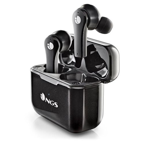 NGS Artica Bloom - Écouteurs sans fil avec micro - intra-auriculaire - Bluetooth - noir