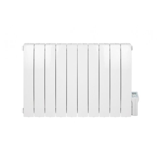 Radiateur électrique à inertie fluide 1800W DELTACALOR Telica cintré horizontal