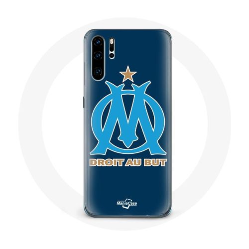 Coque Pour Huawei P30 Olympique De Marseille Om Logo Bleu