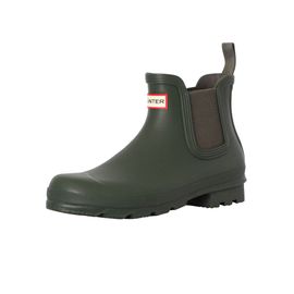 Hunter Bottines Chelsea Originales En Caoutchouc Vert