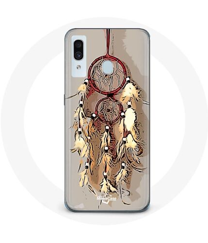 Coque pour Samsung Galaxy A30 Attrape Rêve Marron