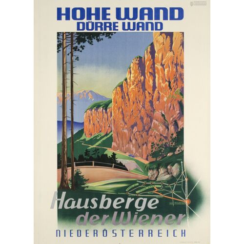 Affiche Hohe Wand Autriche
