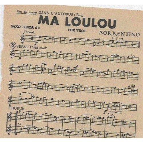 Ma Loulou - Dans L'autobus