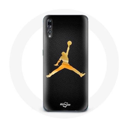 Coque Pour Huawei P20 Pro Air Michael Jordan Logo Jaune