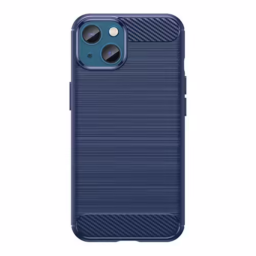 Coque Pour Iphone 14 Plus,Technologie De Sérigraphie Protection Tpu Housse Étui,Bleu