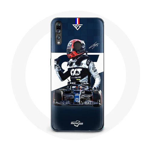 Coque Pour Huawei P30 Formule 1 Max Verstappen Pilote Automobile F1 Bleu
